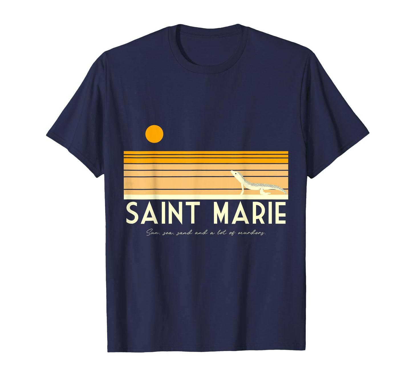 Visit Saint Marie. Tropical Island Detective Paradise T-Shirt