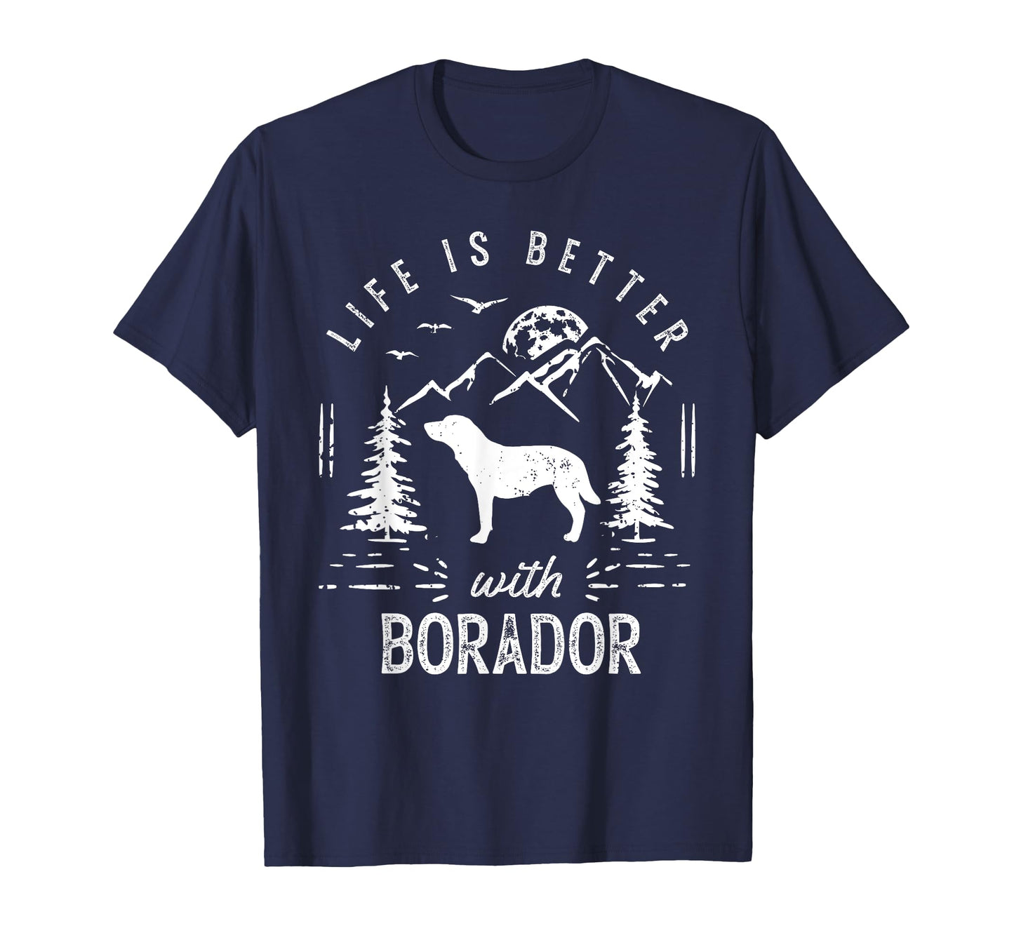 Borador Life Better Mom Dad Dog Men Women Girls Kids T-Shirt