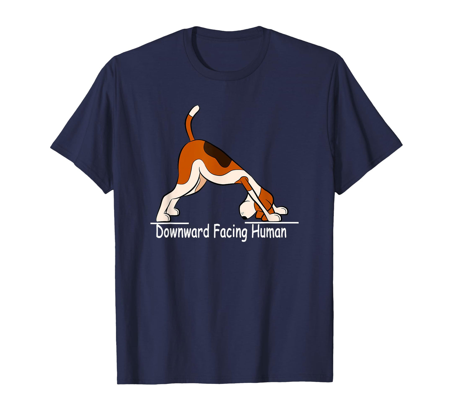 Downward Facing Human | Funny Yoga T-Shirt