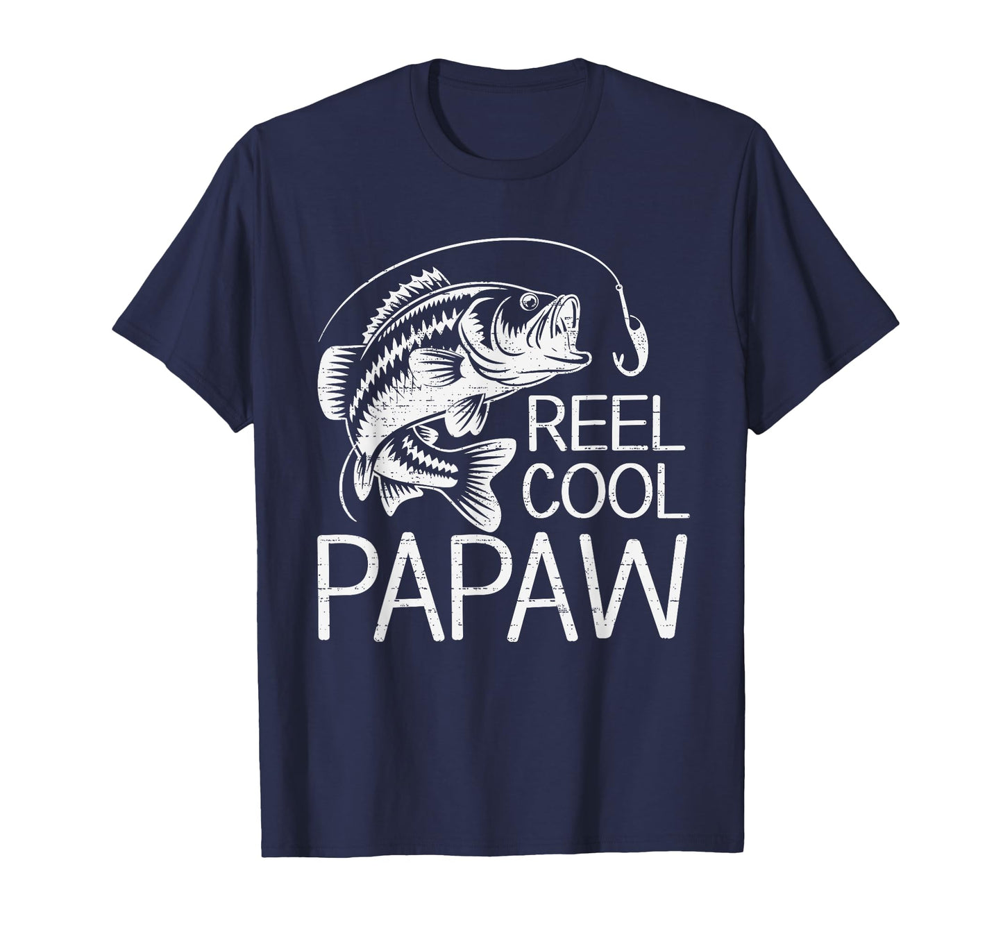 Reel Cool PAPAW Fishing Fisherman Fish Lover Father's Day T-Shirt