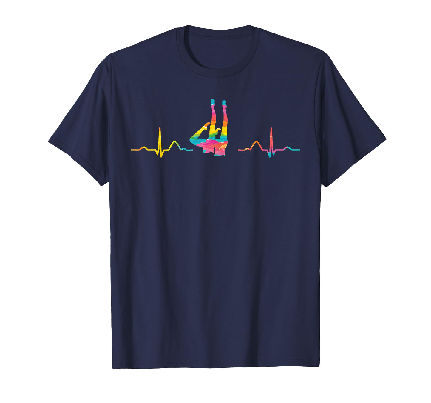 Synchronized Swimming Heartbeat EKG Team Artistic Swim T-Shirt