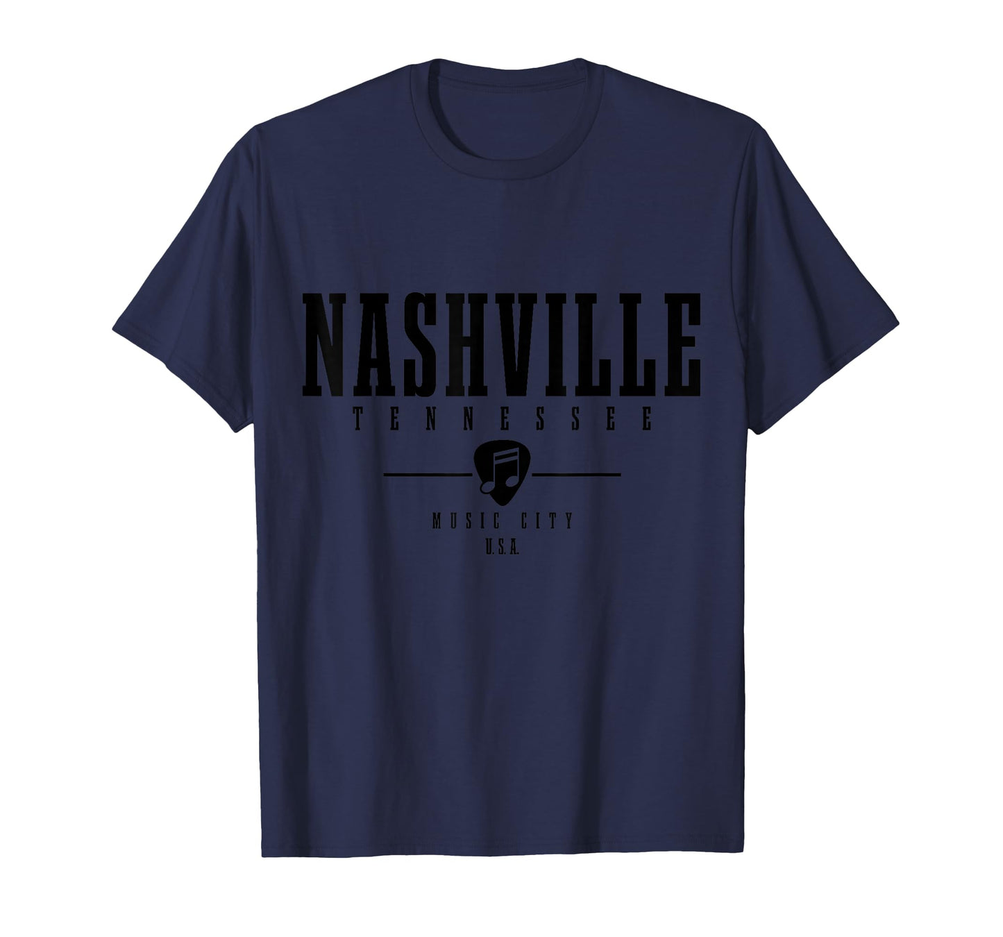 Nashville Tennessee Country Music City Guitar Vintage T-Shirt