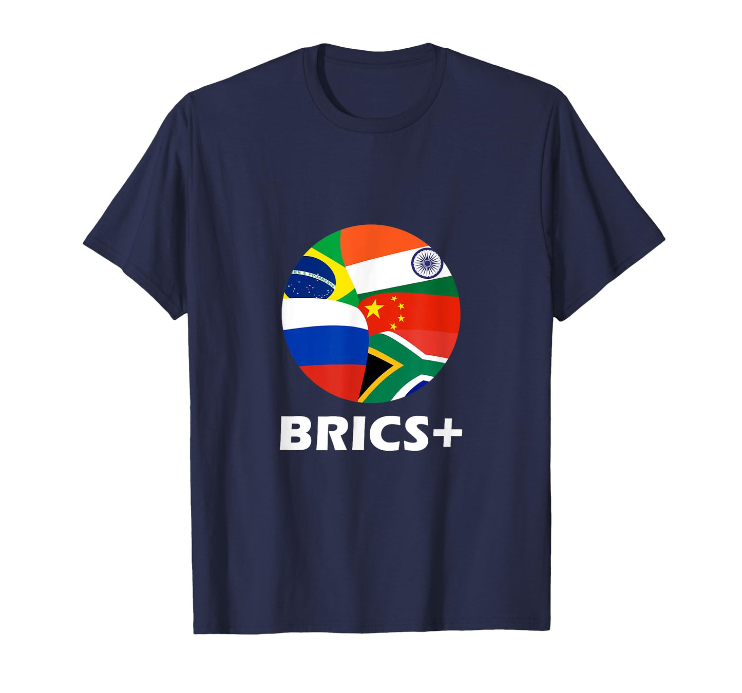 Brics+ State Nations Flags Association Geopolitics Countries T-Shirt