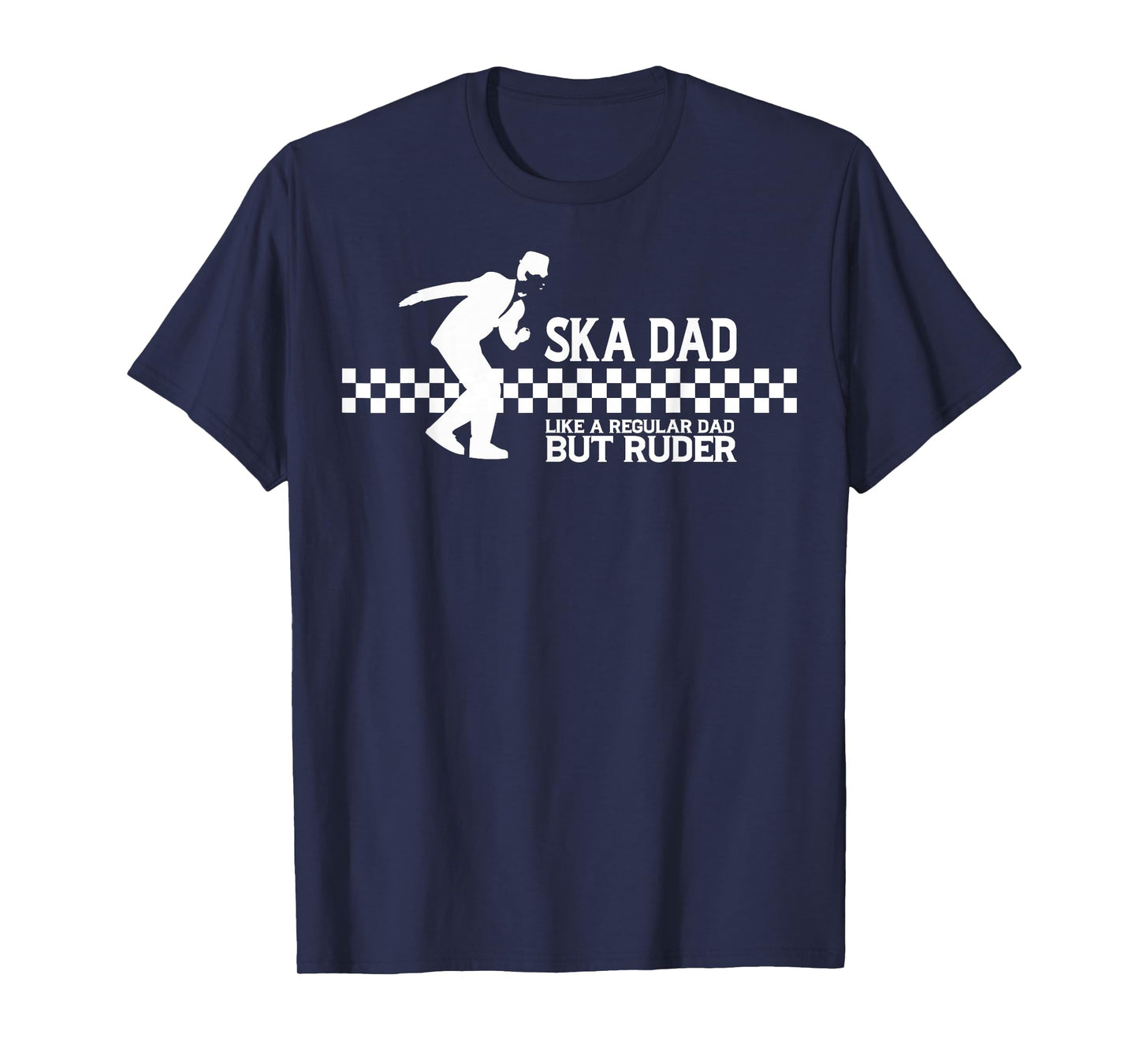 SKA DAD reggae ska clothing for men Skinhead Mod Ska T-Shirt