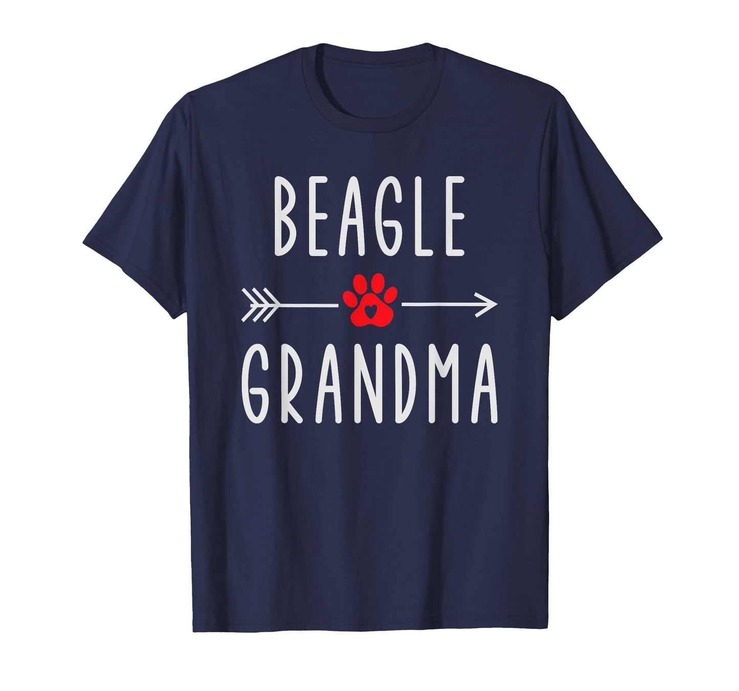 Beagle Grandma Funny Beagle Dog Owner Gift Mother's Day T-Shirt