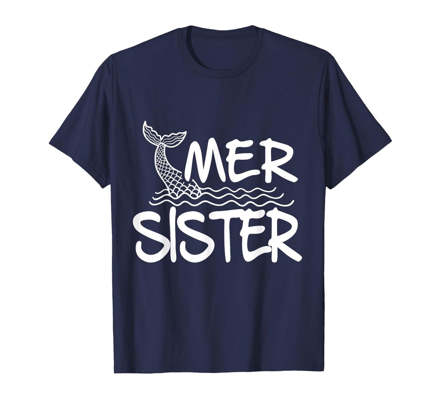 Mer Sister Mermaid Matching Family T-Shirt