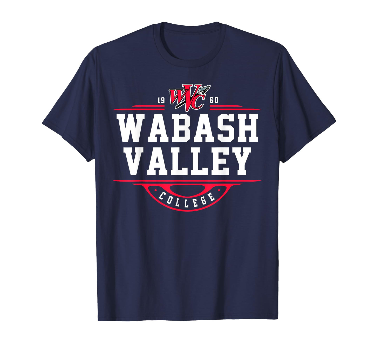 Wabash Valley College Arch Vintage Design for Men Women T-Shirt