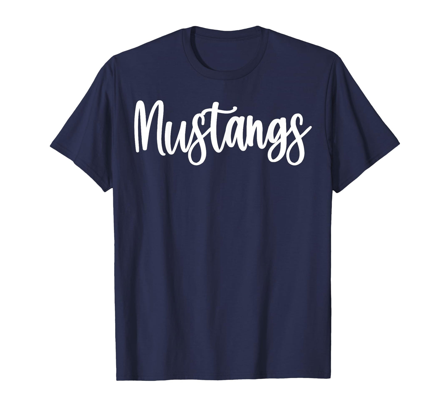 Mustangs School Spirit Team Mascot Game Night T-Shirt