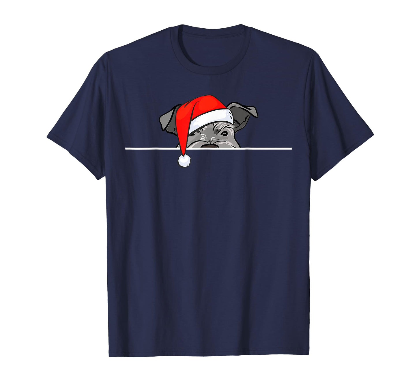 Miniature Schnauzer Dog Christmas T-Shirt