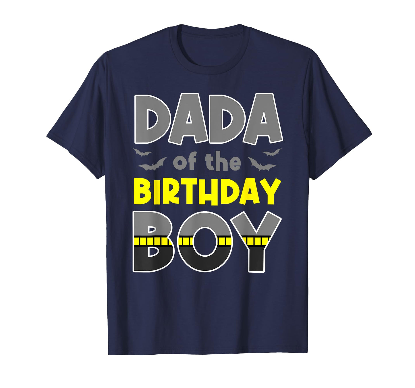 Dada Of The Birthday Boy Bat Family Party Theme Boys Gift T-Shirt