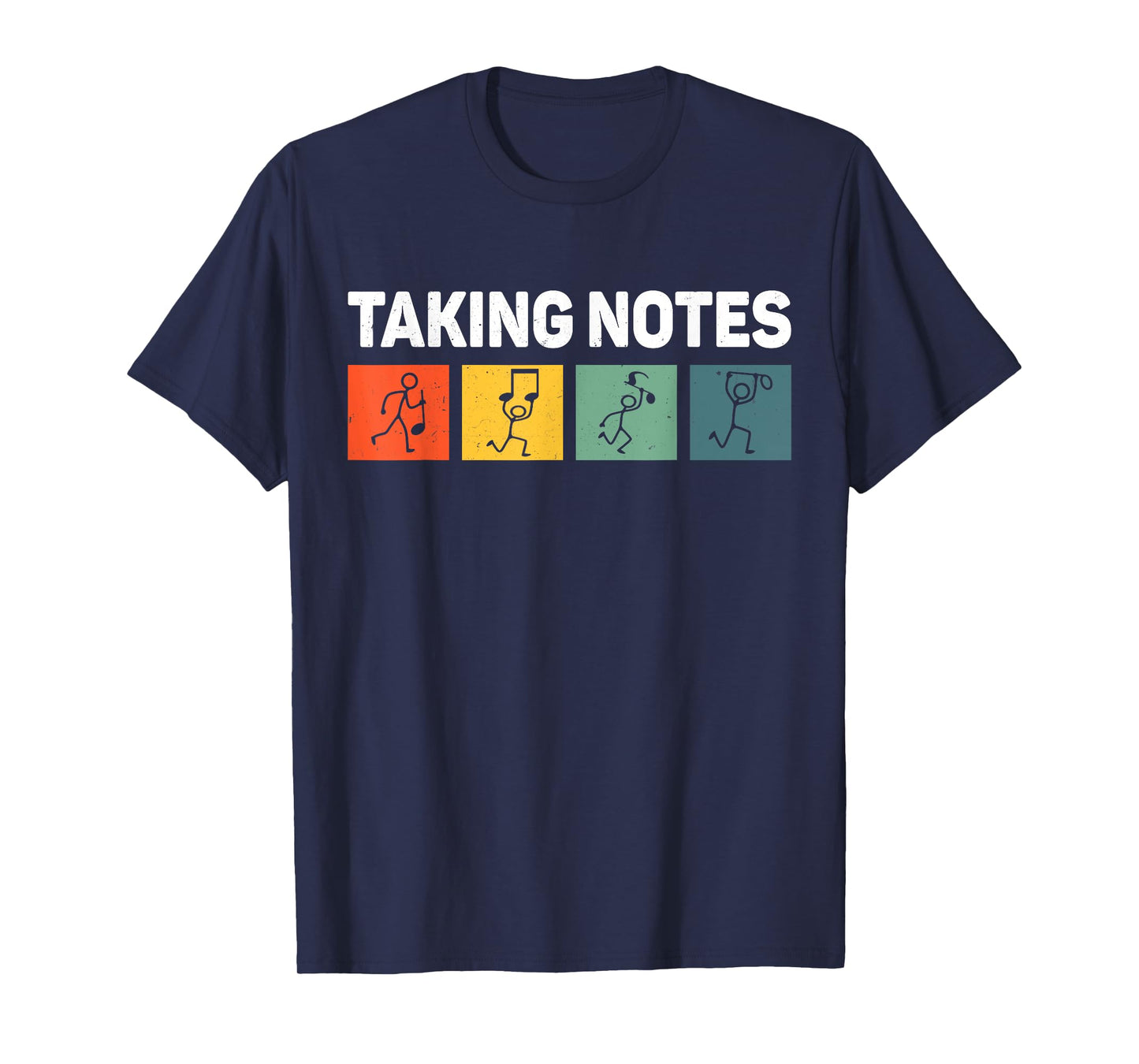 Funny Music Art For Men Women Musical Note Gag Music Lover T-Shirt