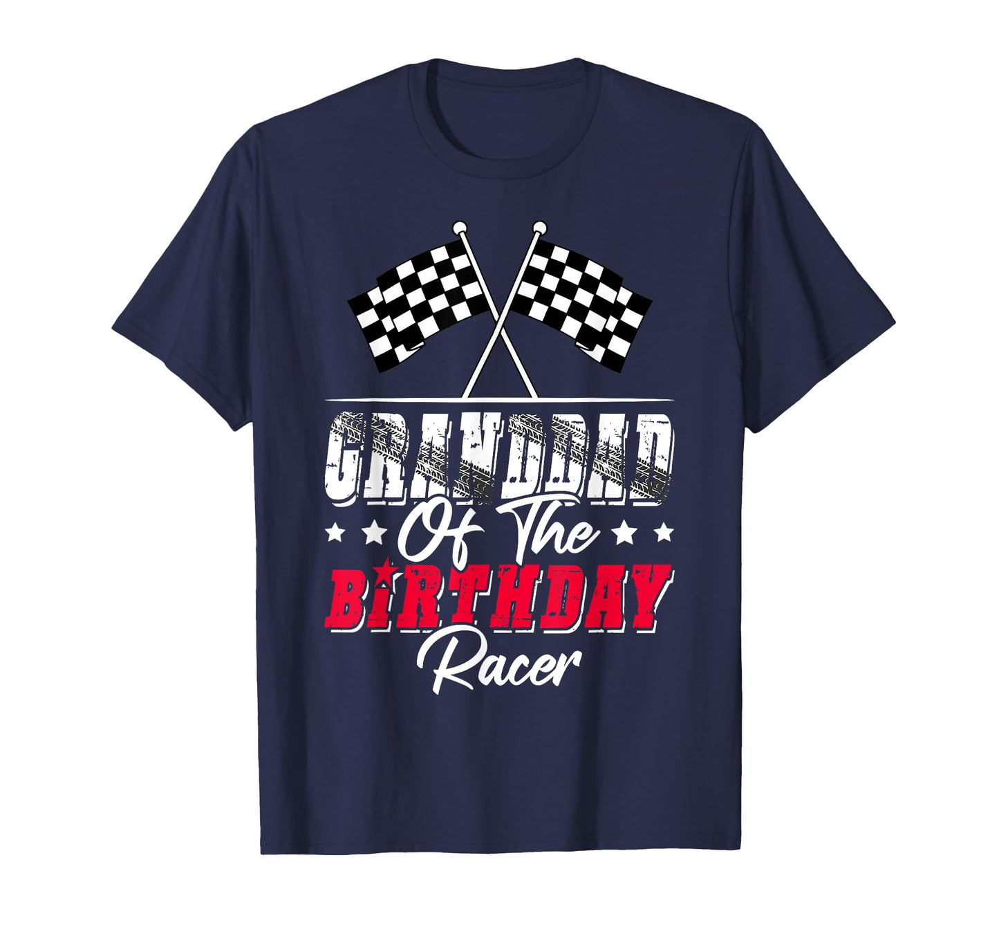 Race Car Granddad Of The Birthday Racer Racing Family T-Shirt