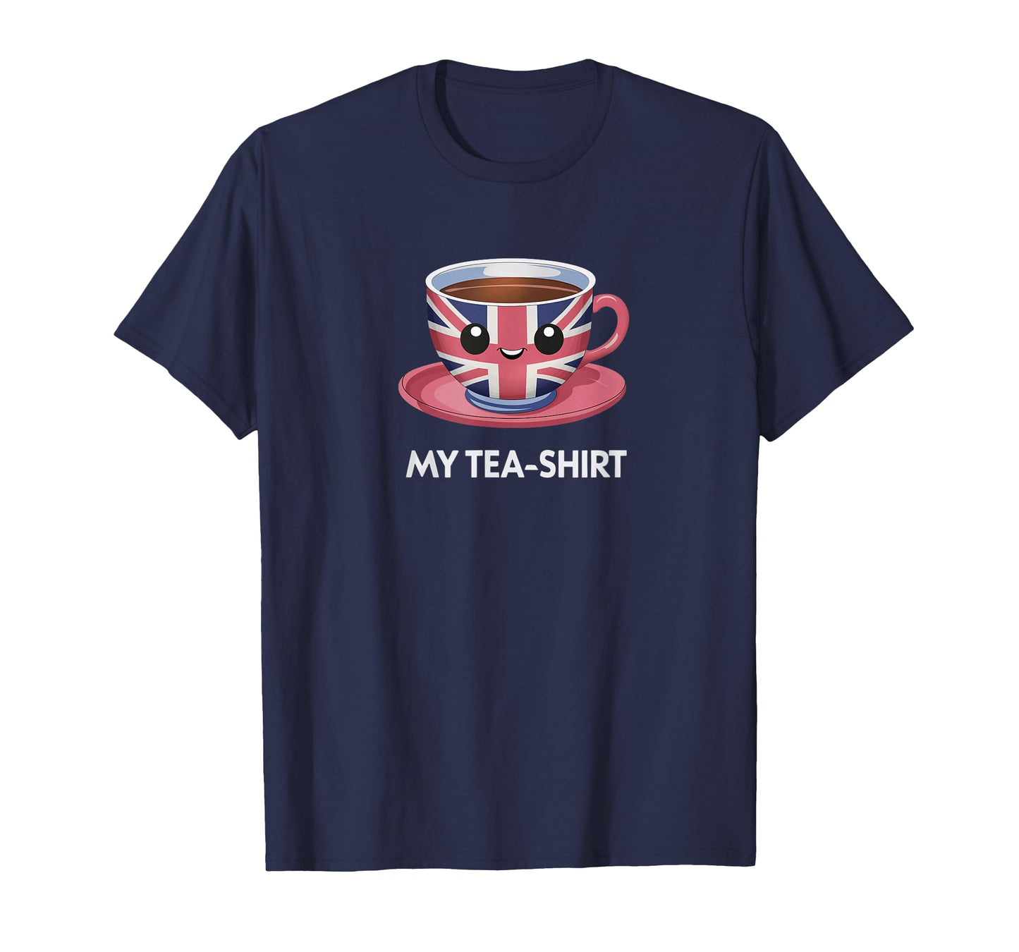 Funny I Love English Tea Party UK Flag London Souvenir Tea T-Shirt