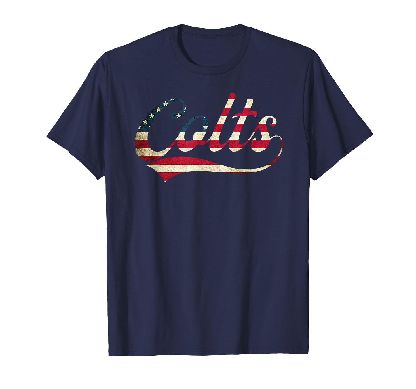 Colts Vintage Retro Men Women T-Shirt