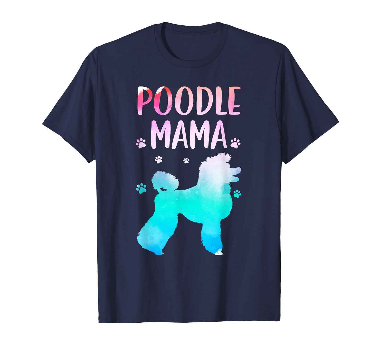 Standard Poodle Art for Women Girls Miniature Poodle Lover T-Shirt