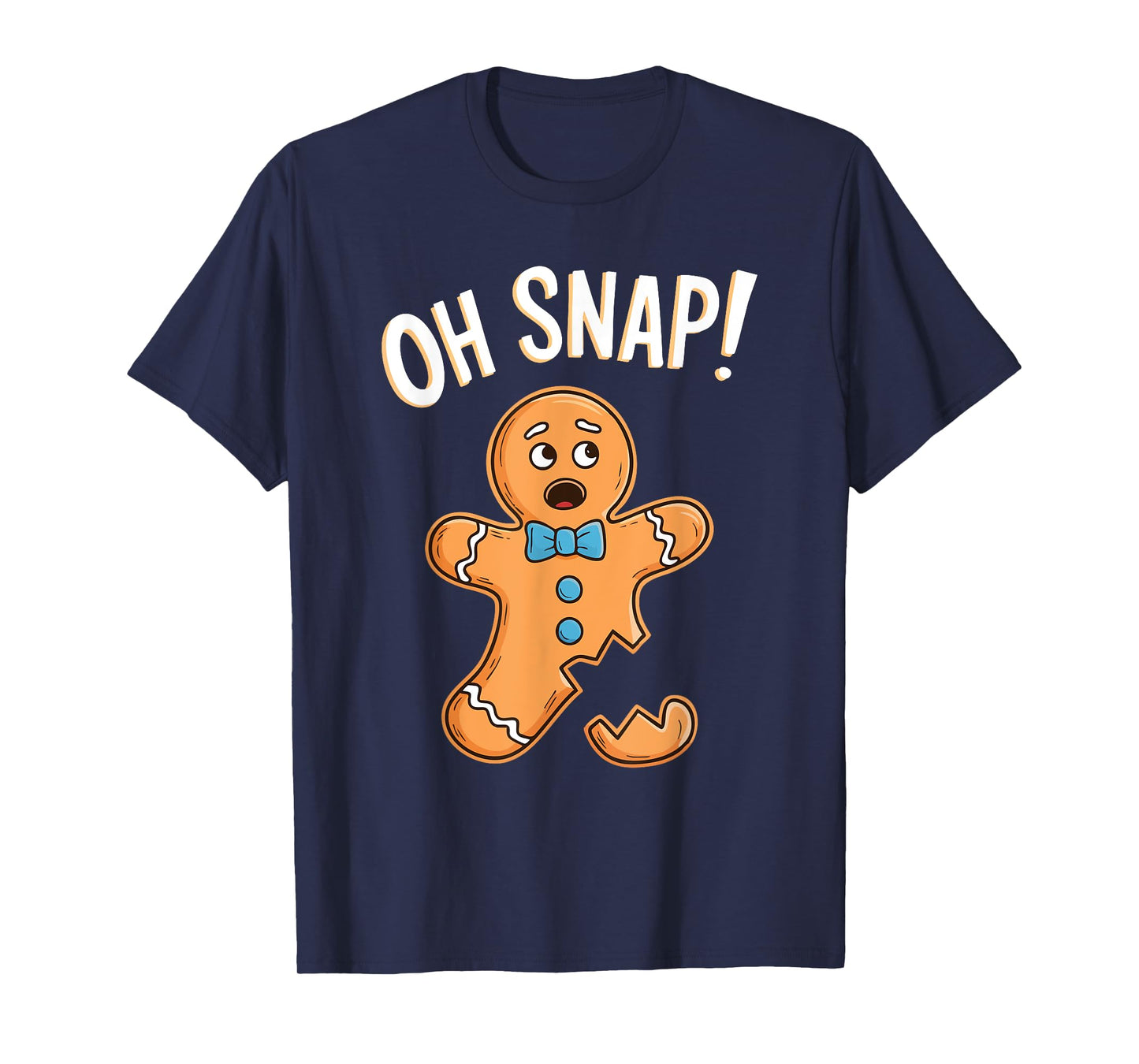 Oh Snap Gingerbread Man Shirt Adult Kids Men Women Costume T-Shirt