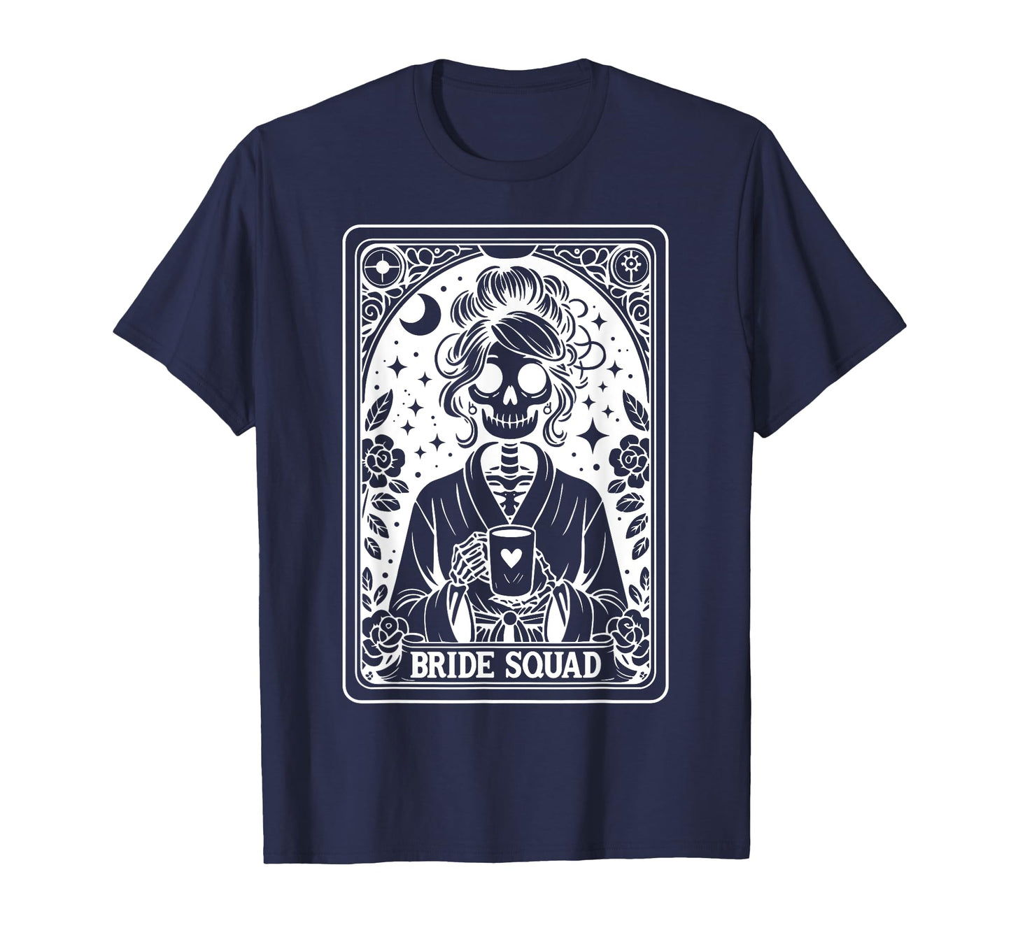 Bride Squad Tarot Card Bride Coven Gothic Bachelorette T-Shirt
