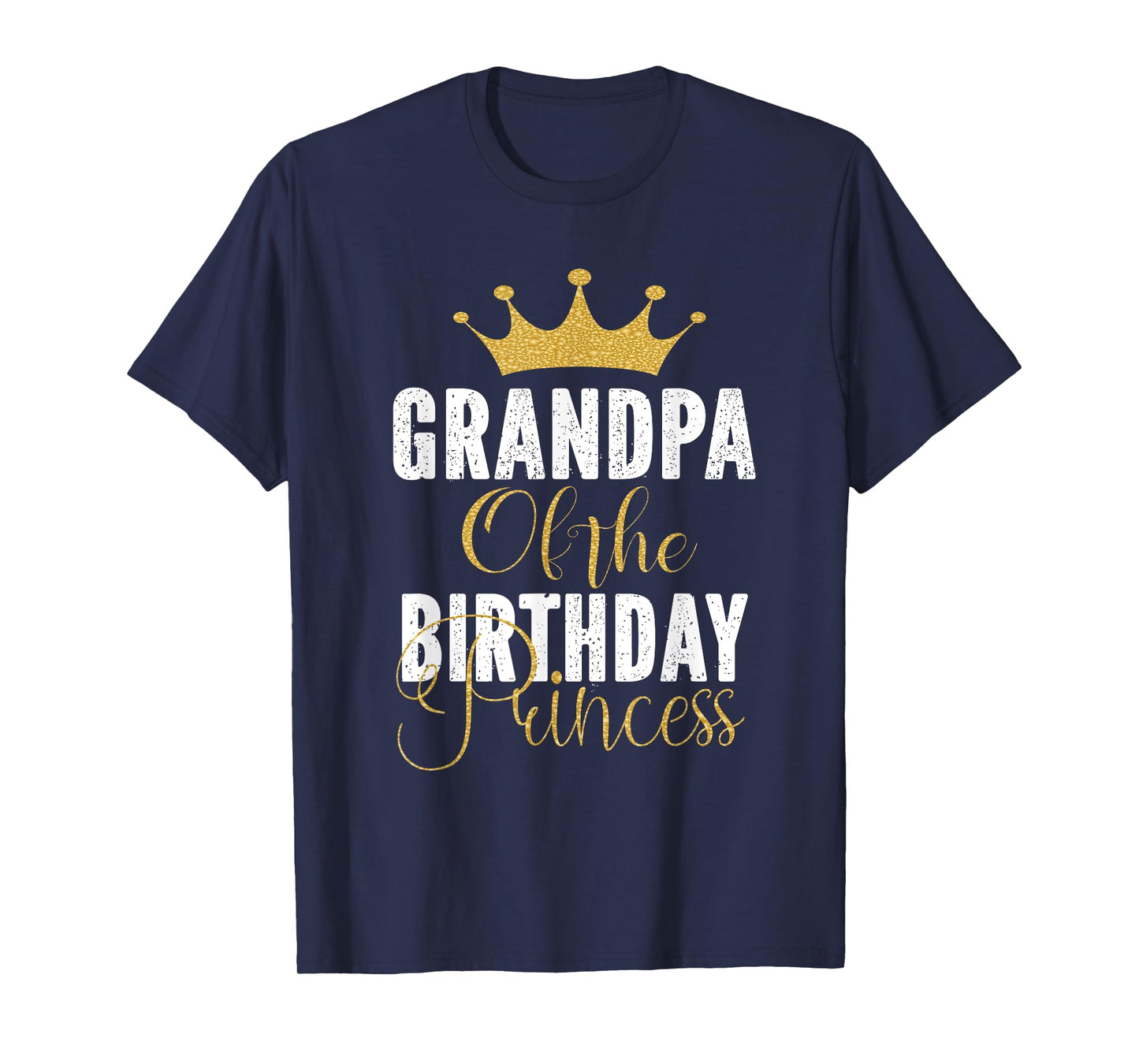 Grandpa Of The Birthday Princess Girls Party T-Shirt