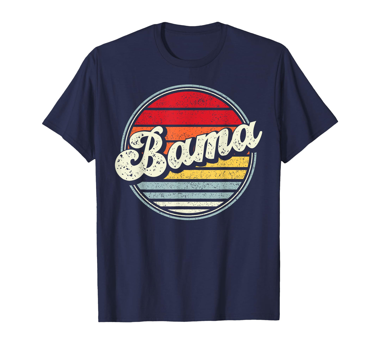 Retro Alabama Home State Cool 70s Style Sunset Men Women Kid T-Shirt