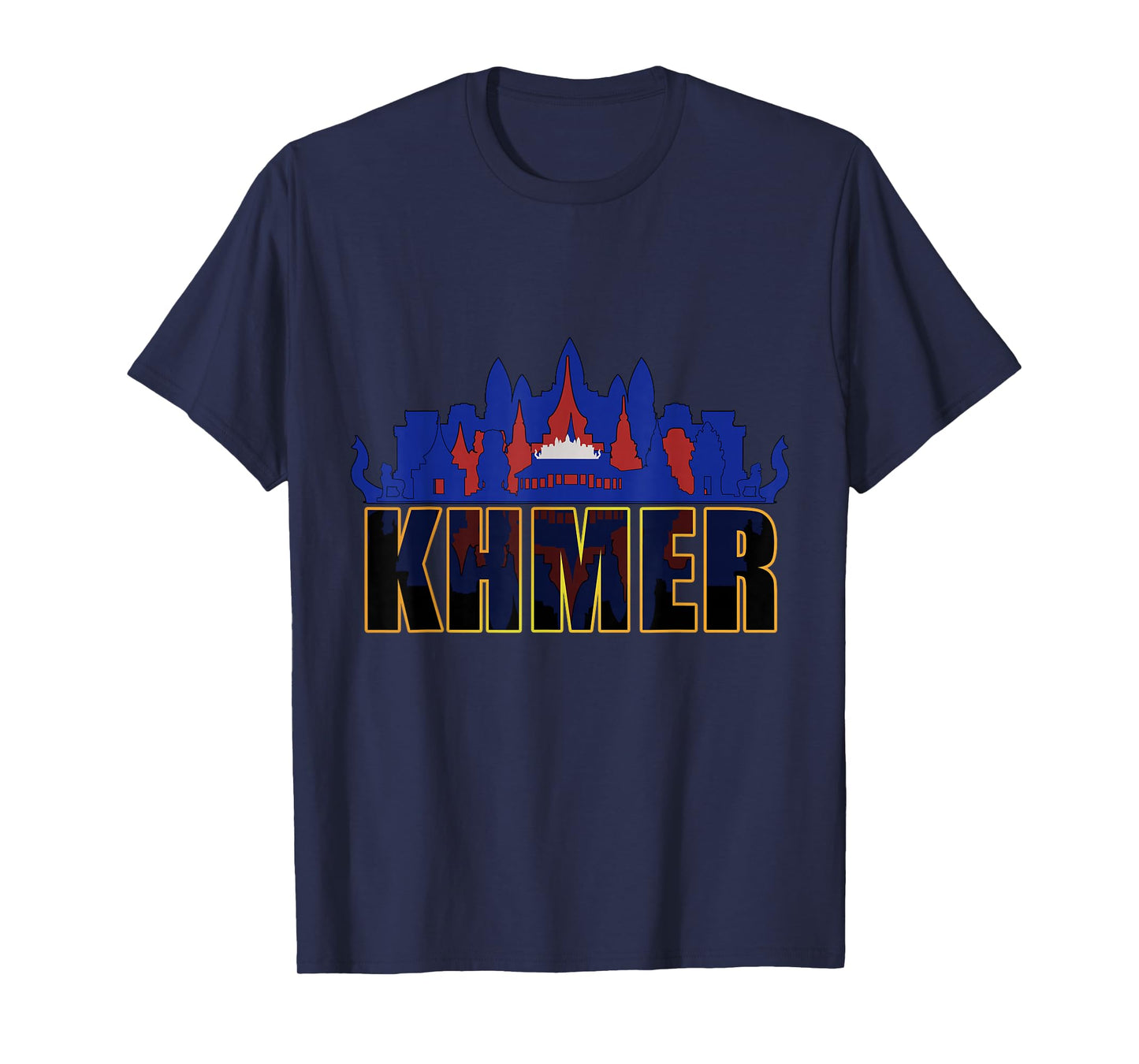 Cambodia Cambodian Khmer Proud Old History Temple Pagoda T-Shirt