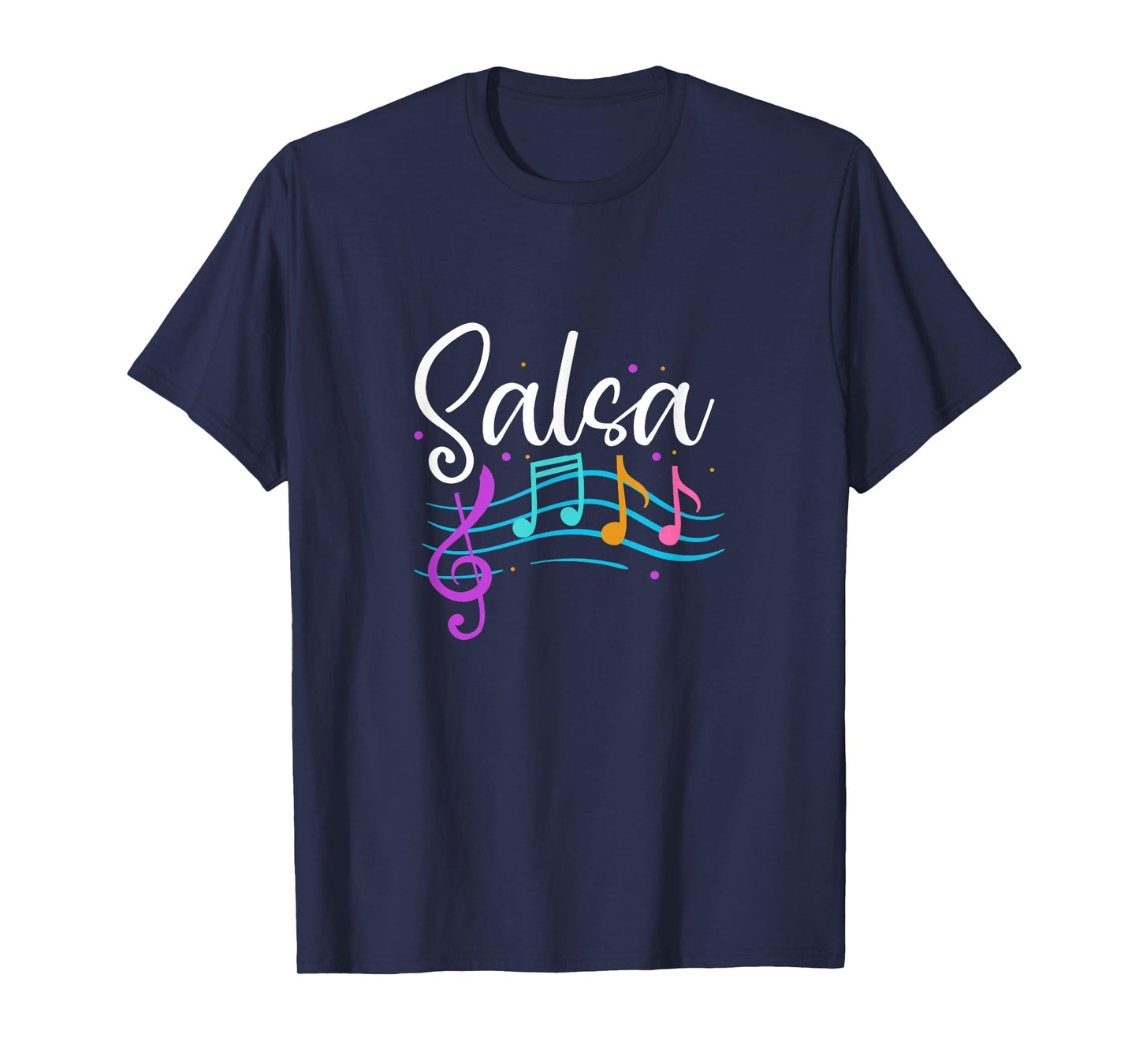 Salsa Musical Notes Latin Music Dance T-Shirt