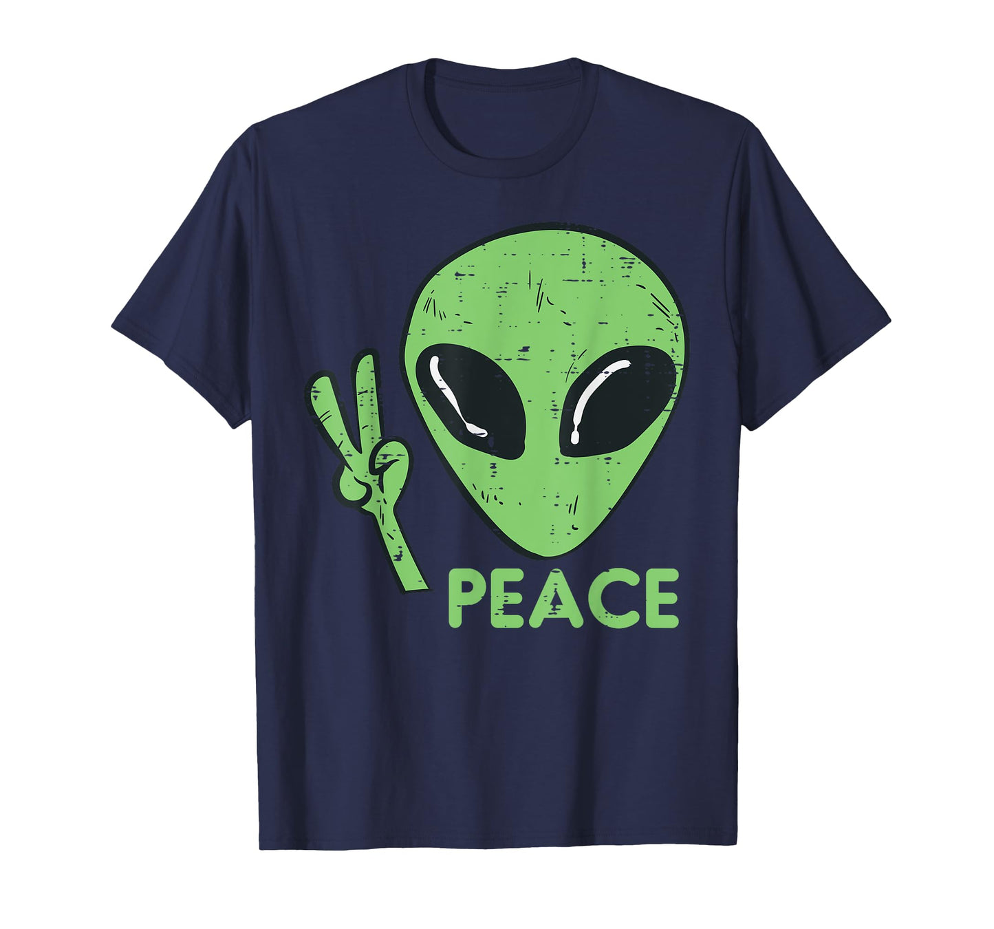 Alien Peace Cute Extraterrestrial Ufo Boys Girls Kids Women T-Shirt