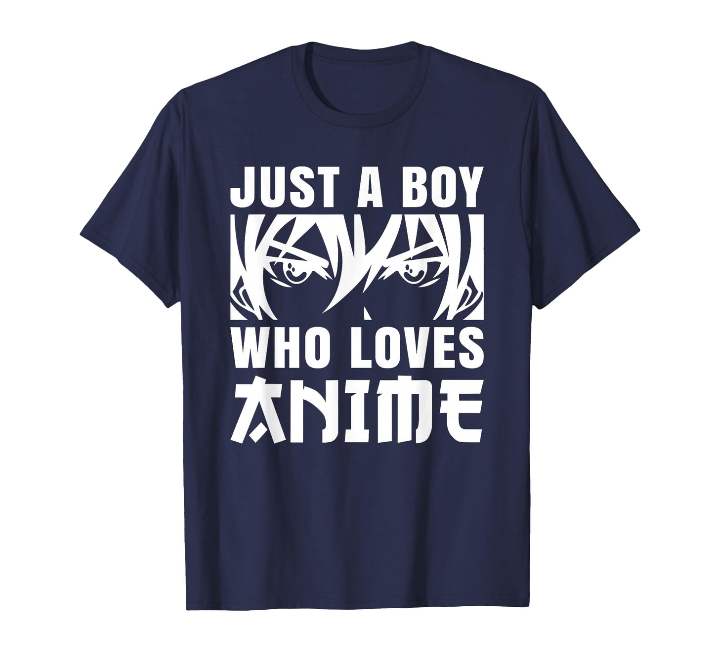 Just A Boy Who Loves Anime Otaku Manga Anime Men Boys Kids T-Shirt