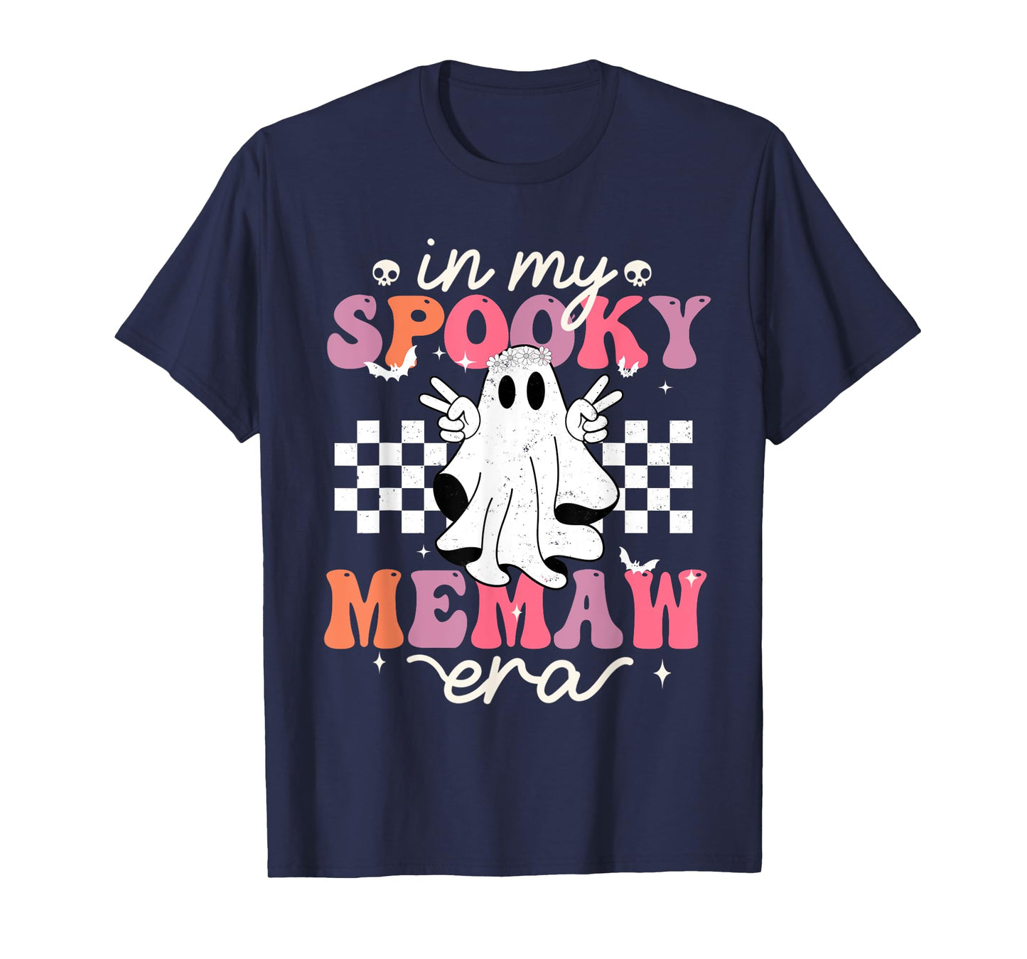 In My Spooky Memaw Era Halloween Groovy Witchy Spooky T-Shirt