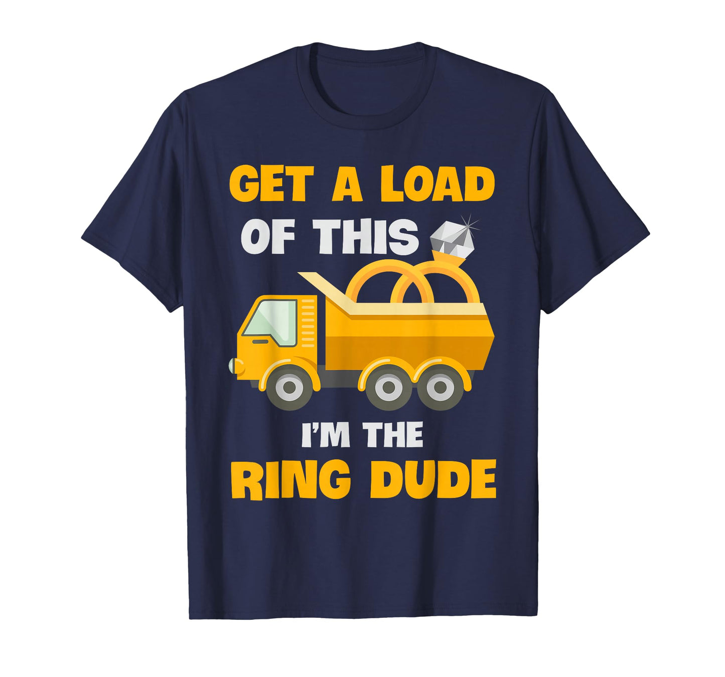 Ring Dude Wedding Truck Boy Bearer Security T-Shirt