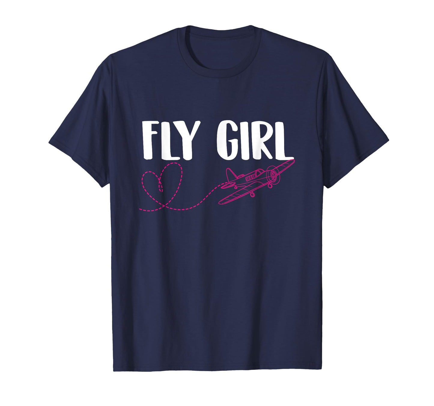 Fly Girl - Airline Pilot Aviation Aircraft Lover T-Shirt