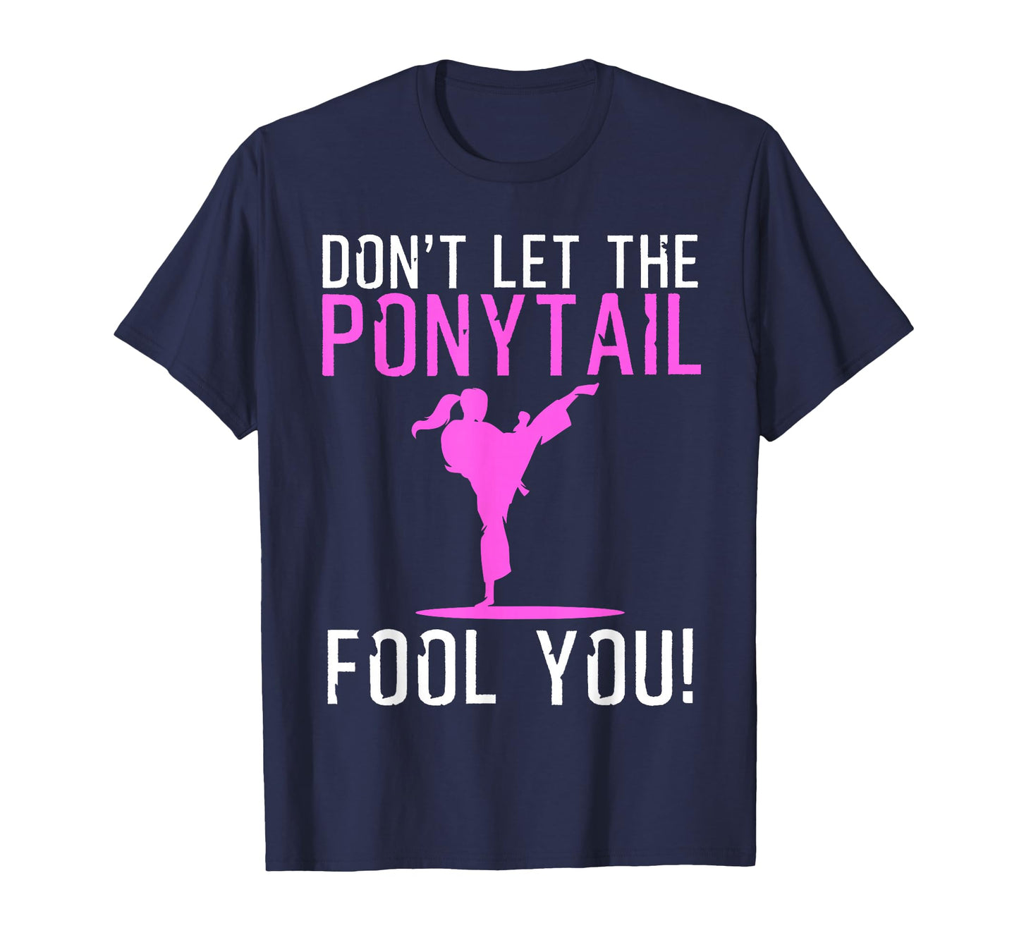 Funny Karate Design for Women Girls Karate Kick Martial Art T-Shirt Small