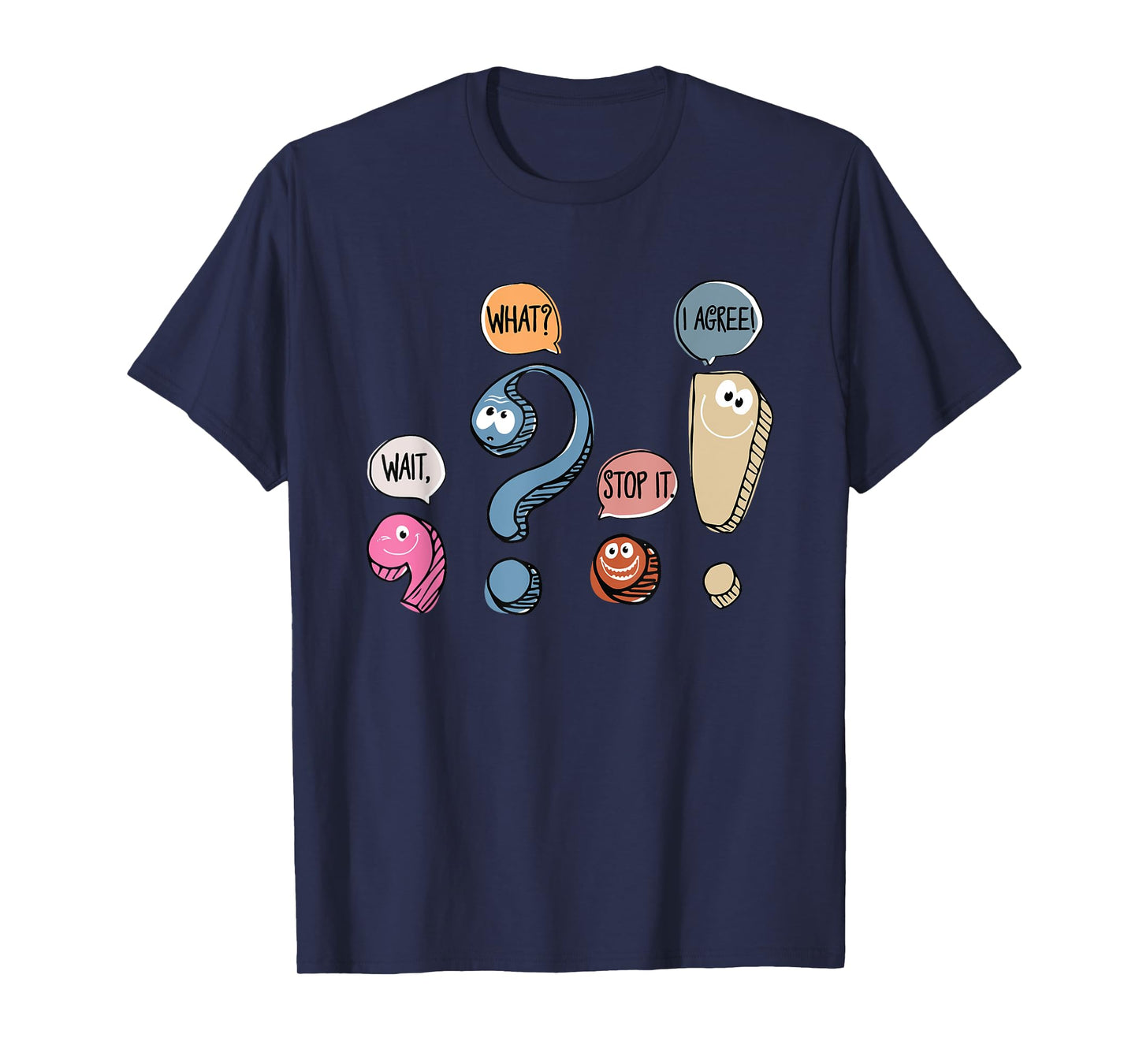 Funny Grammar Teacher Punctuation Gift For English Teacher Men Women T-Shirt