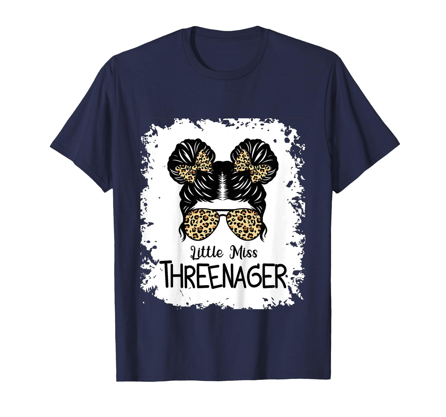 Little Miss Threenager Threenager Girl Birthday 3 Years T-Shirt