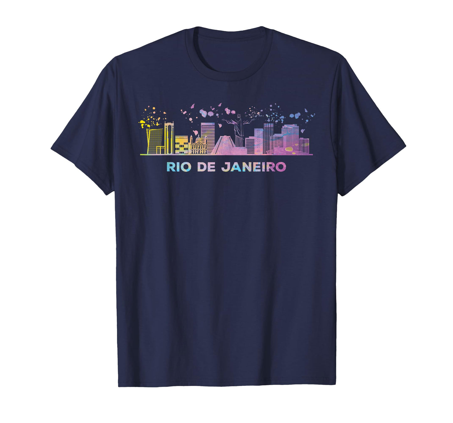 Fluminense Skyline Colorful Cityscape Rio De Janeiro T-Shirt