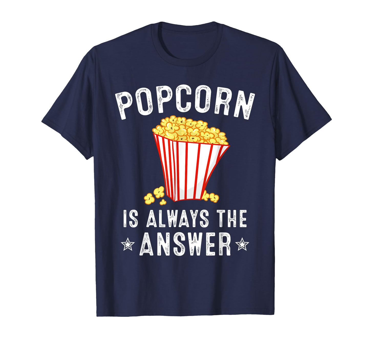 Funny Popcorn Art For Men Women Kids Pop Corn Popcorn Lovers T-Shirt