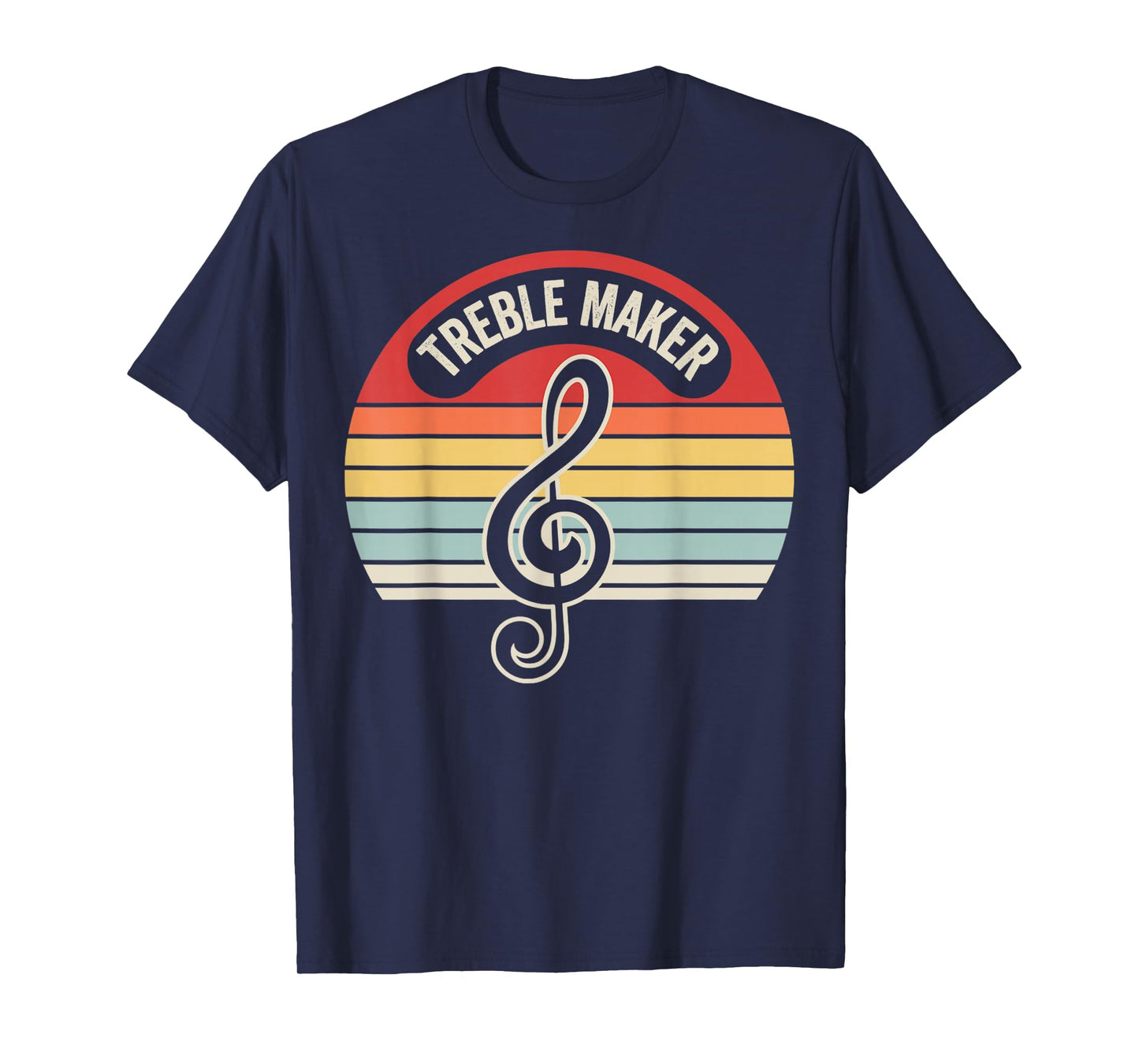Treble Maker Vintage Music Design T-Shirt