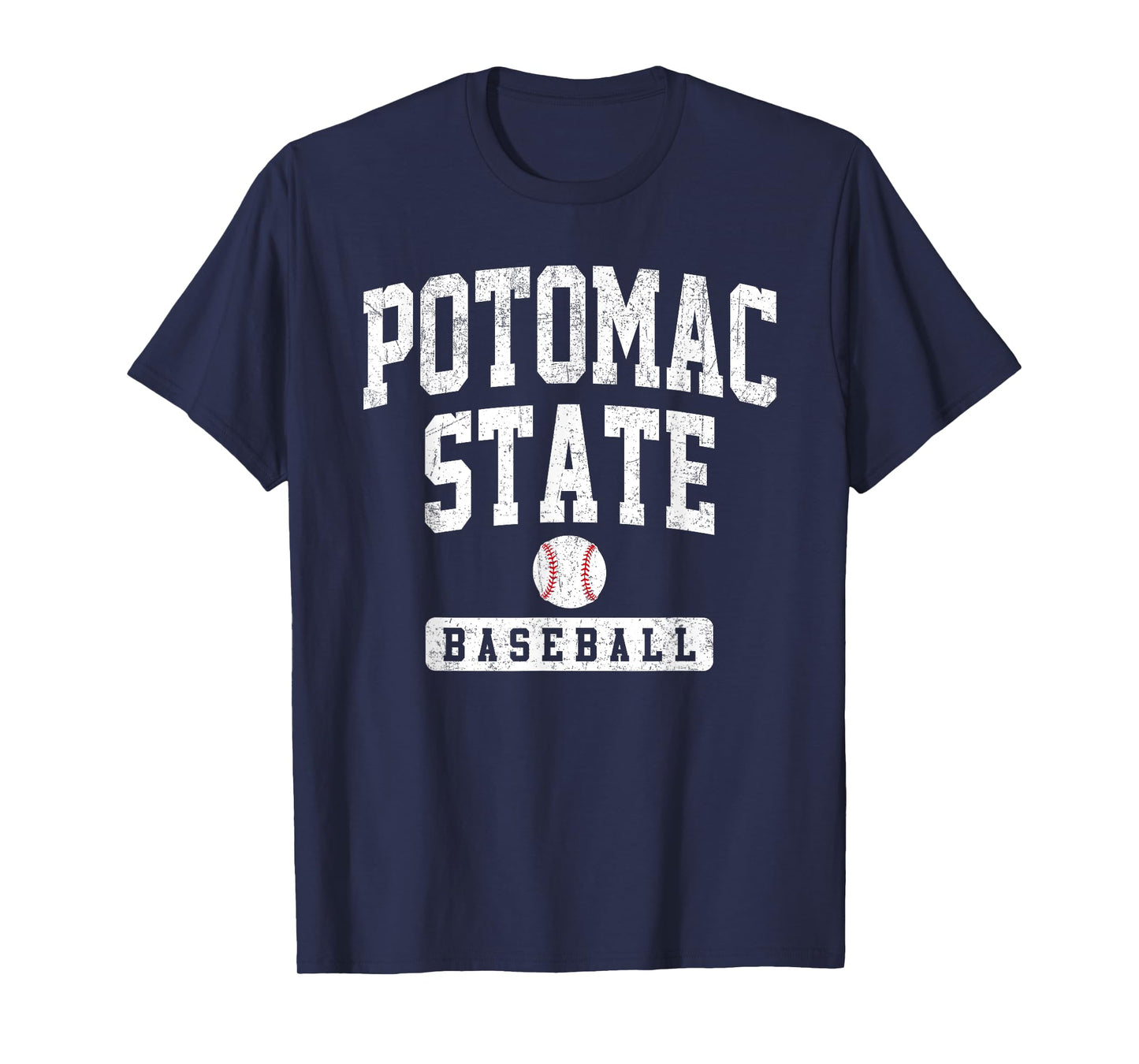 Potomac State College Baseball Arch Vintage Design Men Women T-Shirt