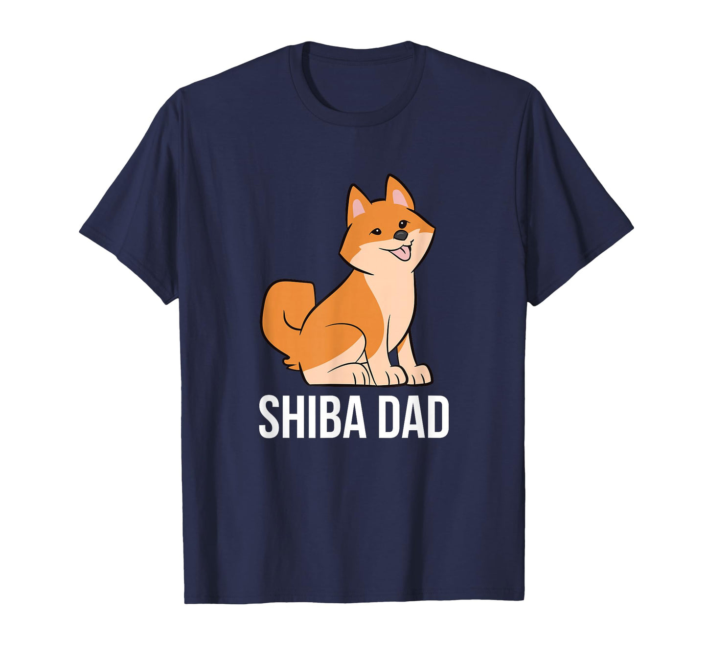 Funny Shiba Inu Father Dog Shiba Inu Papa Funny Shiba Dad T-Shirt