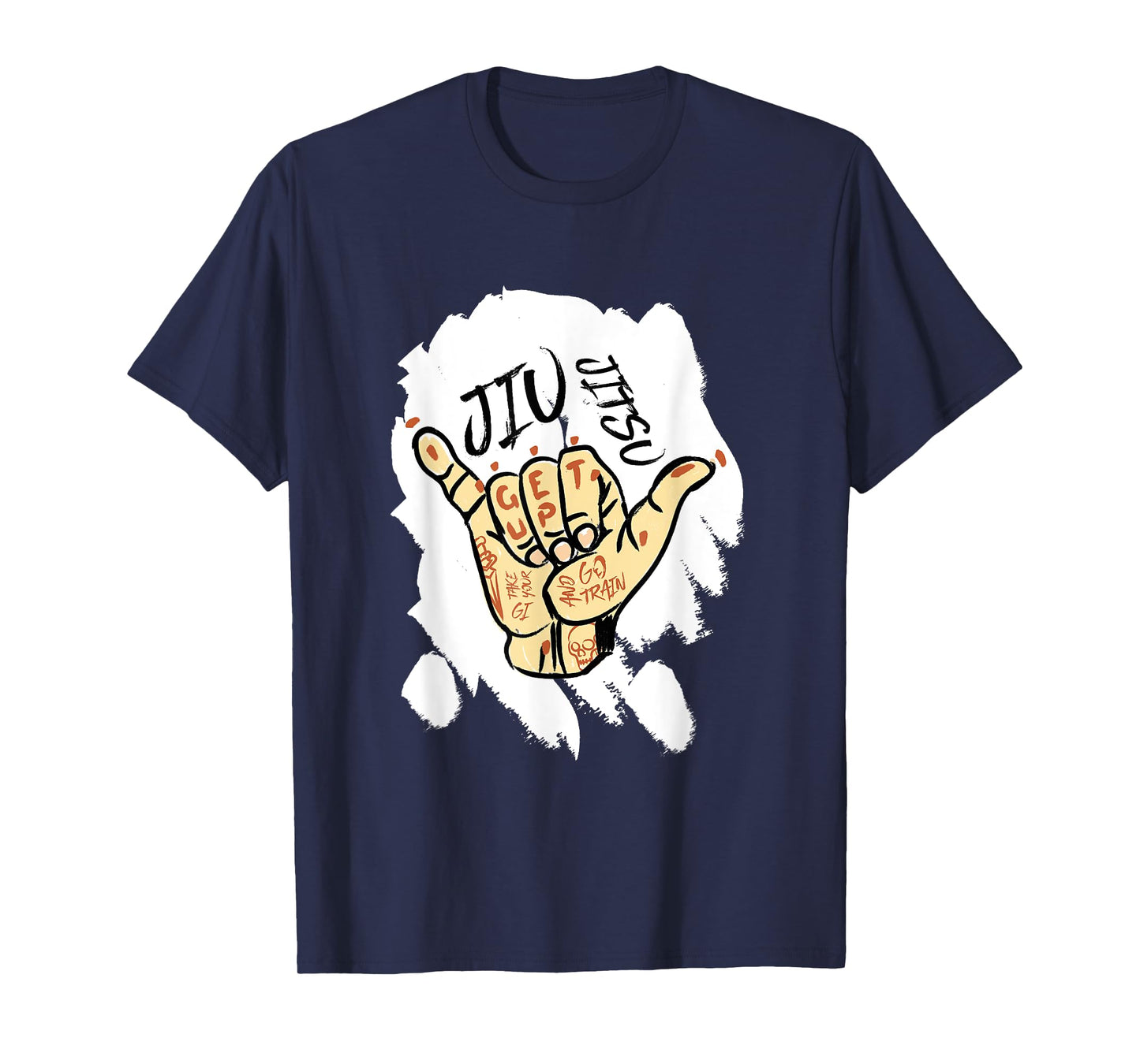 Brazilian Jiu Jitsu and Tattoo - BJJ and Grappling T-Shirt