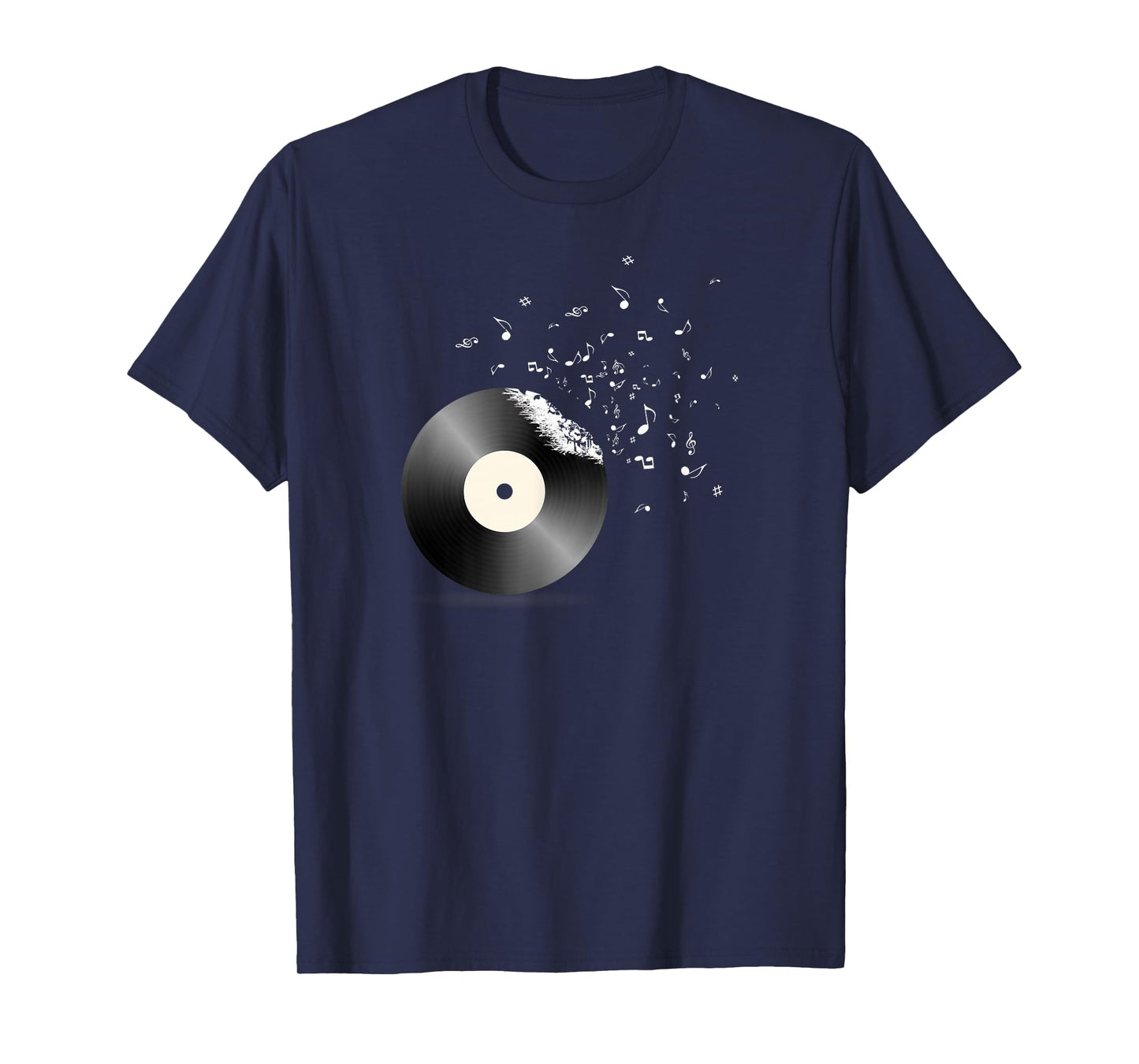 Vinyl Record Shirt - Music Notes T-Shirt T-Shirt