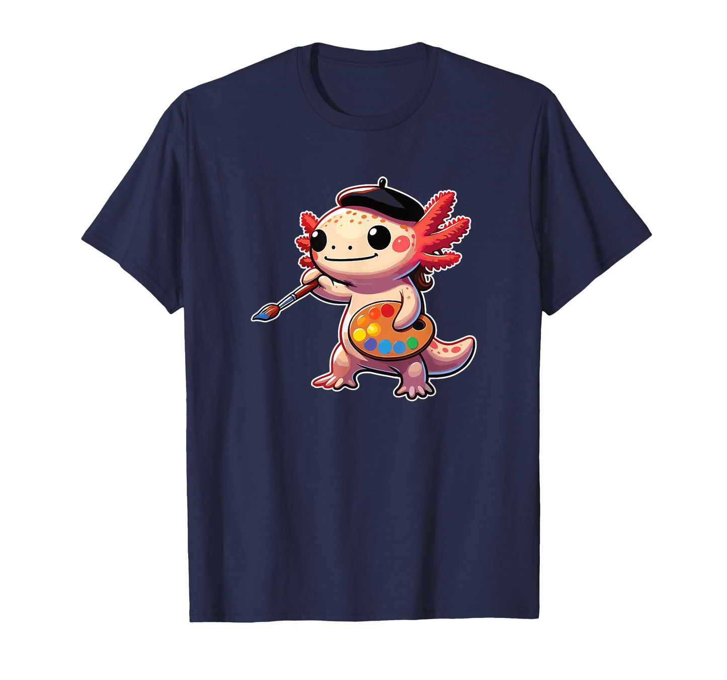 Painter Art Artist Axolotl T-Shirt