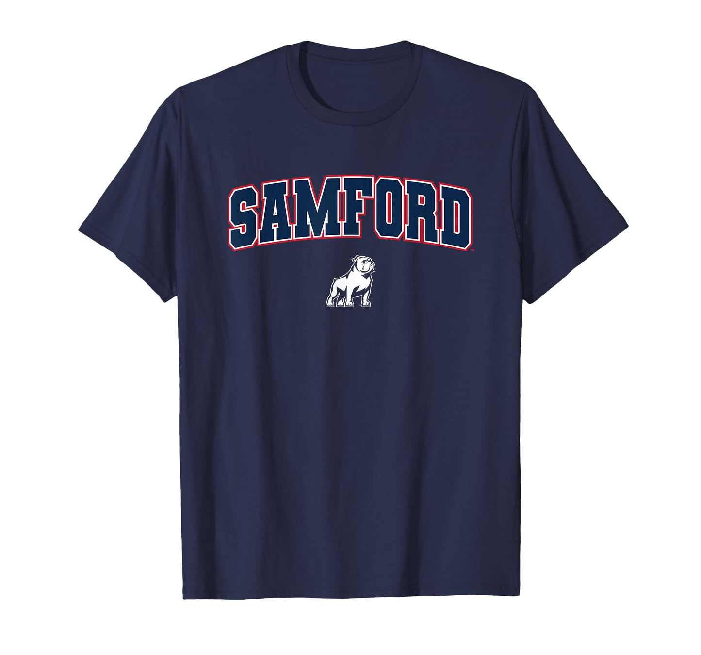Samford University Bulldogs Arch Logo T-Shirt