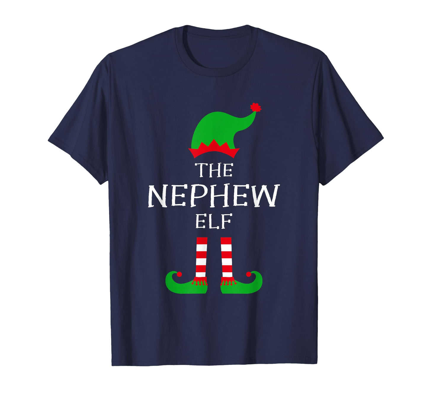 The Nephew Elf Matching Family Group Idea Funny Christmas T-Shirt