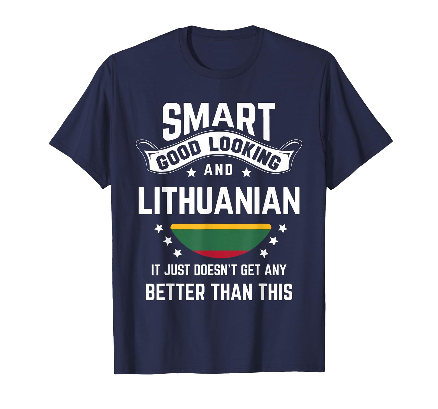 Lithuanian Flag Native Pride Funny Lithuania Roots T-Shirt
