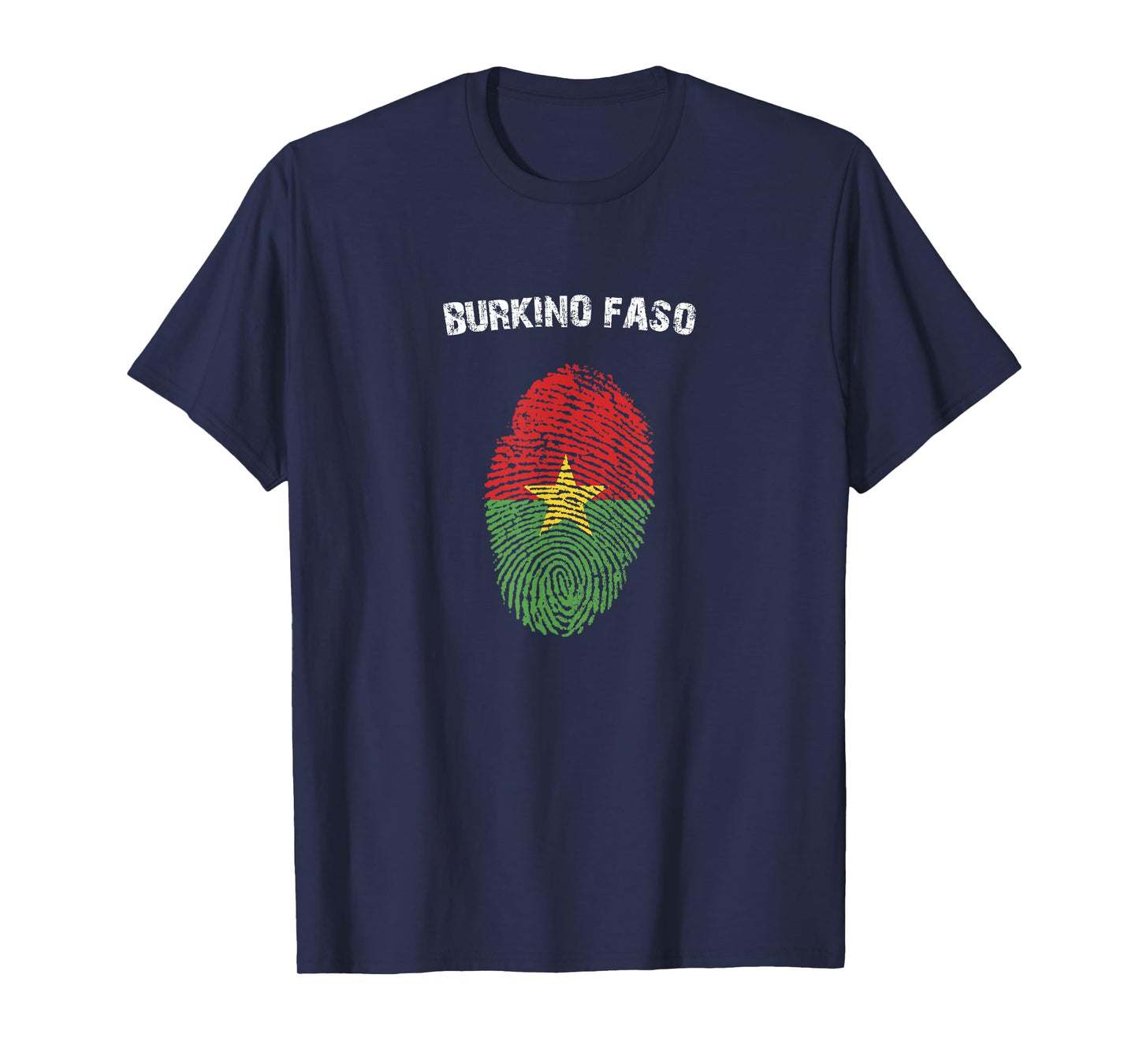 Burkino Faso Fingerprint Flag Country Pride Heritage Shirt