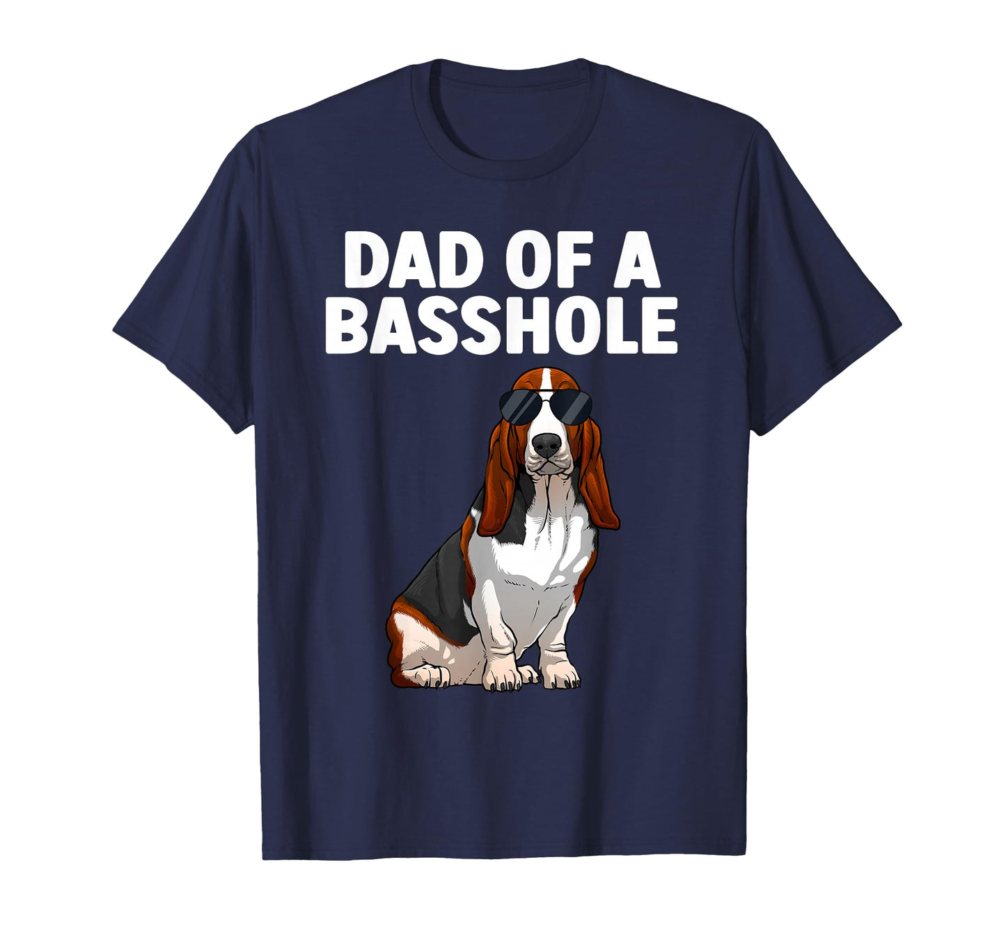 Cool Basset Hound Design for Men Dad Dog Basset Hound Lovers T-Shirt