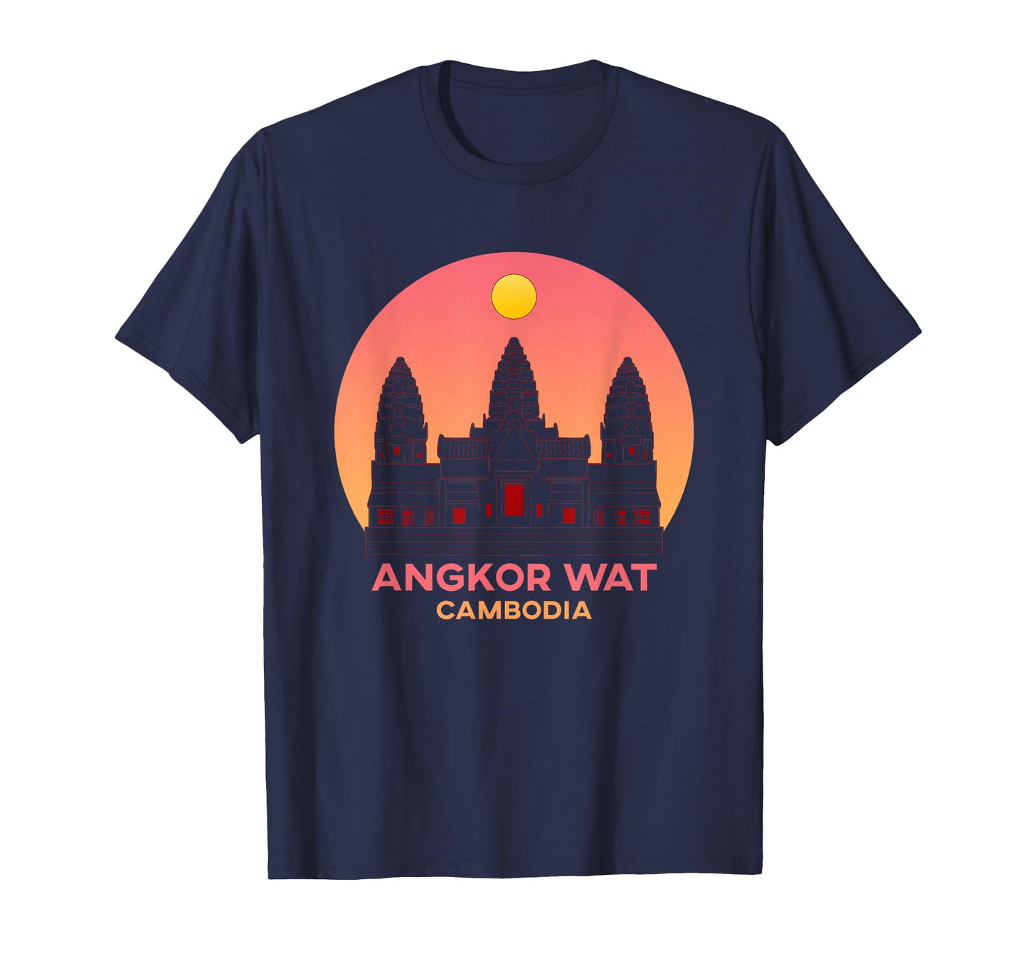 Cambodia Cambodian Khmer Sunset Angkor Wat T-Shirt