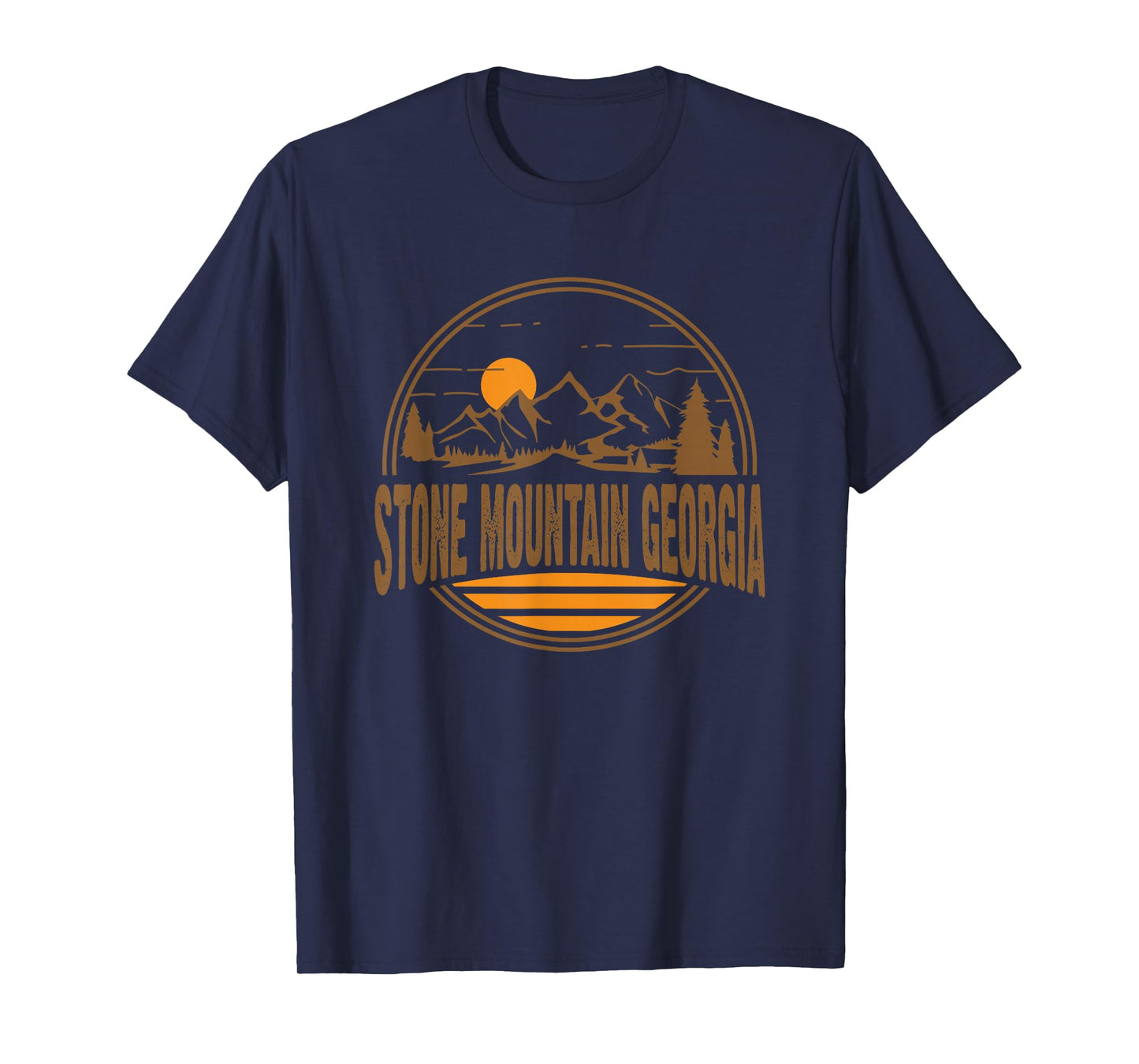 Vintage Stone Mountain, Georgia GA Home State Gift T-Shirt