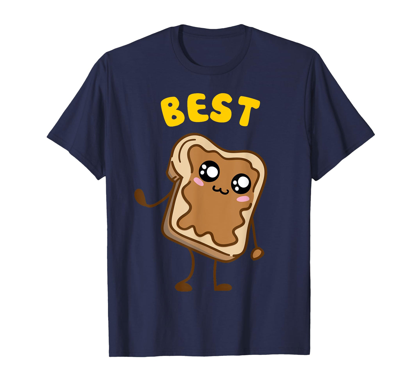 Kawaii Peanut Butter - Jelly - 1/2 BFF Best Friends Matching T-Shirt
