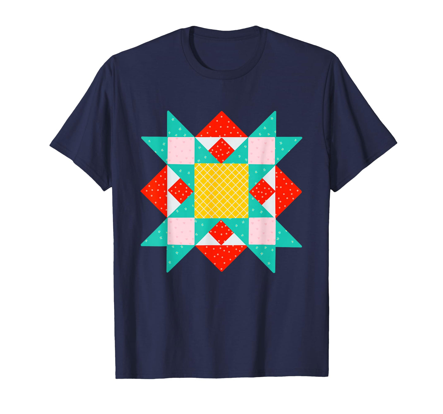 Quilt Block Barn Quilter Country T-Shirt